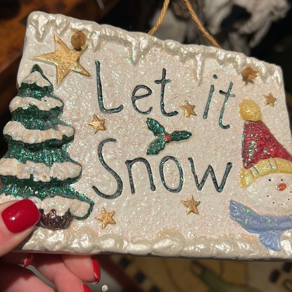 Let it snow sign - Picture 2 of 3